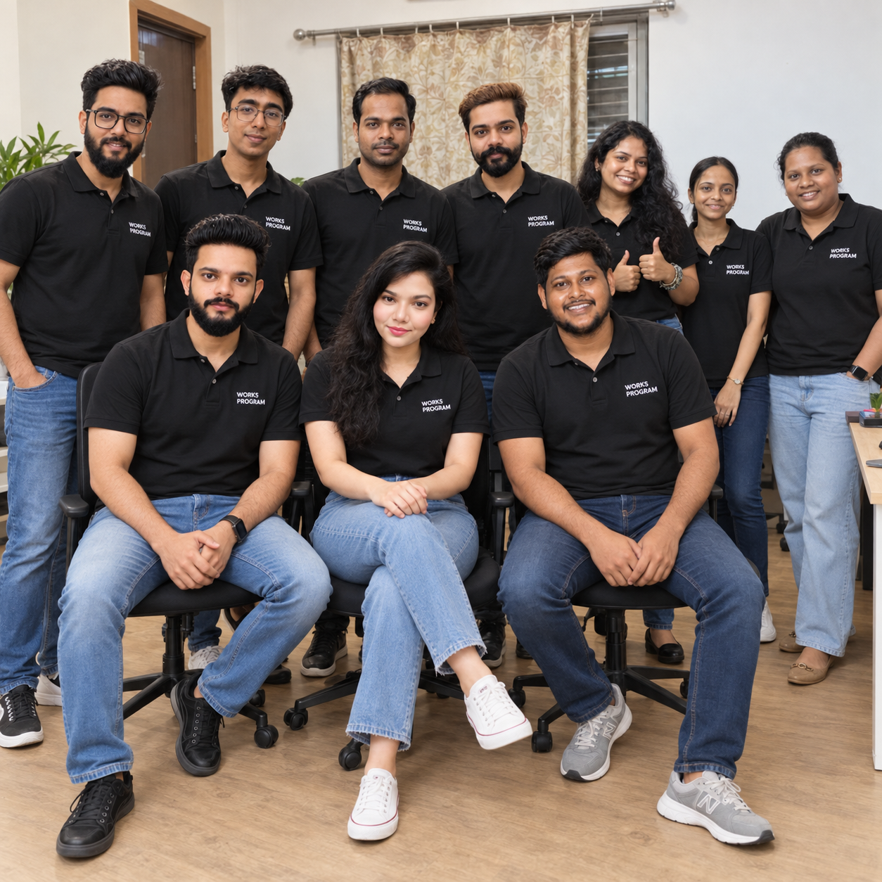 Works Program team group